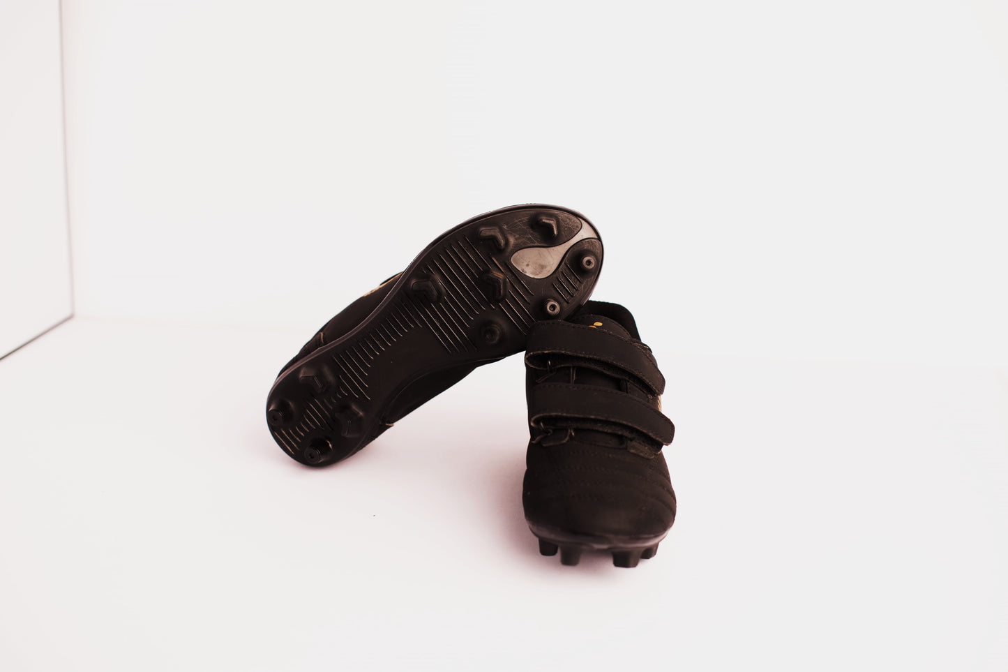 Lemon Series 1 Football Boots (With Velcro) - Black