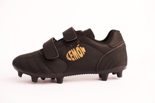 Lemon Series 1 Football Boots (With Velcro) - Black
