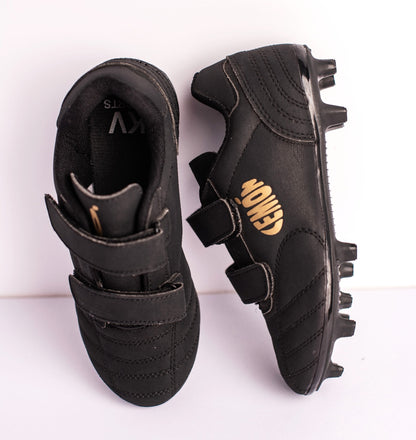 Lemon Series 1 Football Boots (With Velcro) - Black