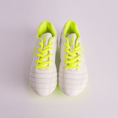 Lemon Series 1 Football Boots (With Laces) - White-Fluorescent