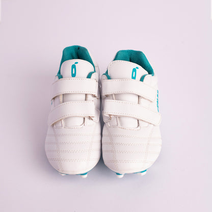 Lemon Series 1 | Football Boots (With Velcro) - White-Green